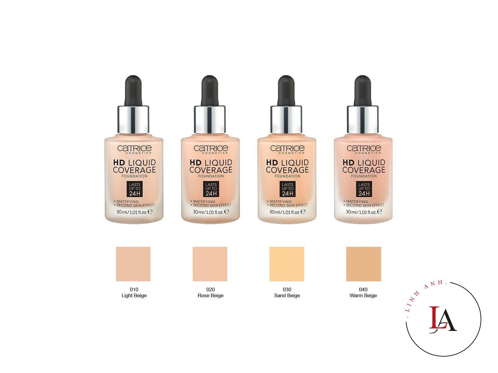 Kem nền HD Catrice 24H 30ml